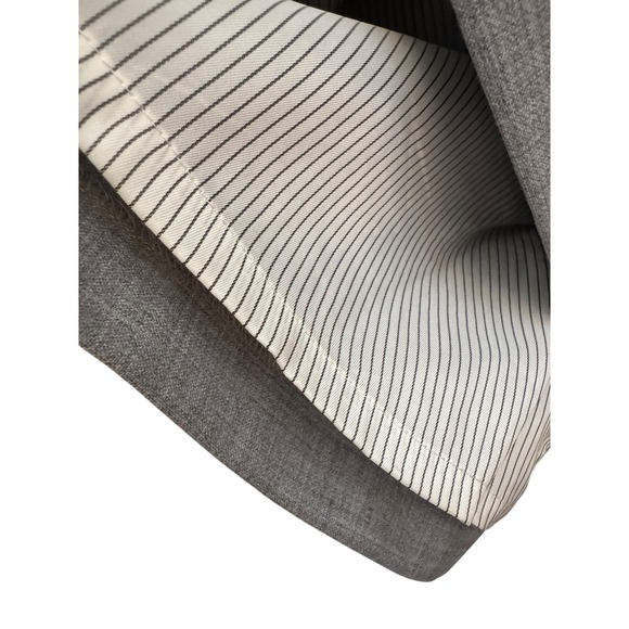 Brooks Brothers Gray Pencil Business Stripped-Lining Wool Blend Dress Sz 2 - Picture 11 of 15